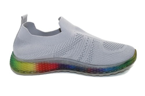 Para mujeres Damas Suela Arco Iris Entrenadores Tenis Sin Correr Encaje Zapatos con Suela - Imagen 18 de 18
