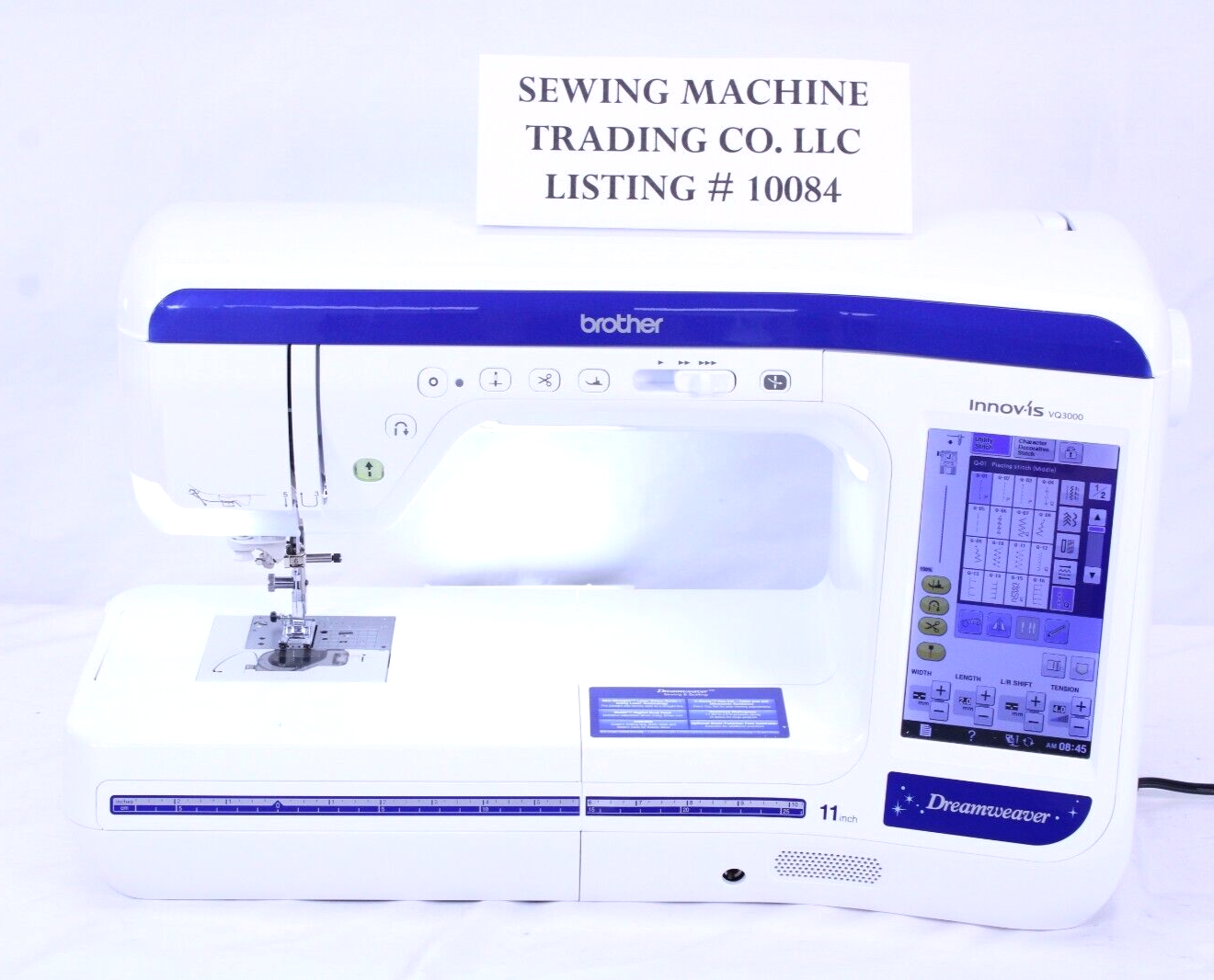 NICE BROTHER INNOVIS VQ3000 DREAMWEAVER SEWING & QUILTING MACHINE