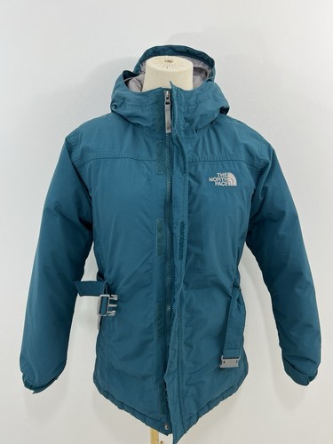 VTG The North Face Coat 550 Hyvent Jacket Parka Goose Down Hood Girls Size XL - Picture 6 of 15