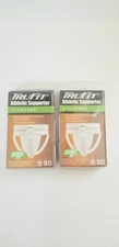  Trufit Athletic Supporter Jock Strap Medium Elastic Sports Gear Men's Two Pack 