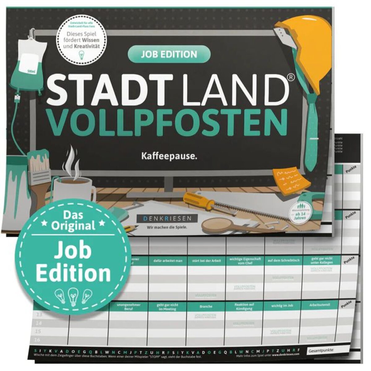 Thumbnail - Denkriesen Stadt, Land, Vollpfosten - Job Edition "kaffeepause"