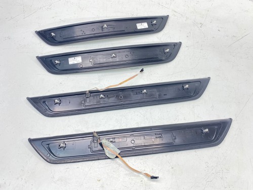 17-20 BMW G30 M550 Front & Rear Illuminated Door Sill Trim Plate Cover Set! OEM✅ - Picture 10 of 23
