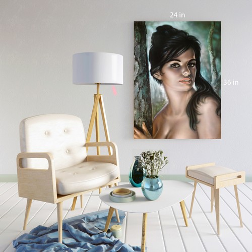 JH Lynch Tina Leinwand Wandbild fertig zum Aufhängen - Bild 6 von 6