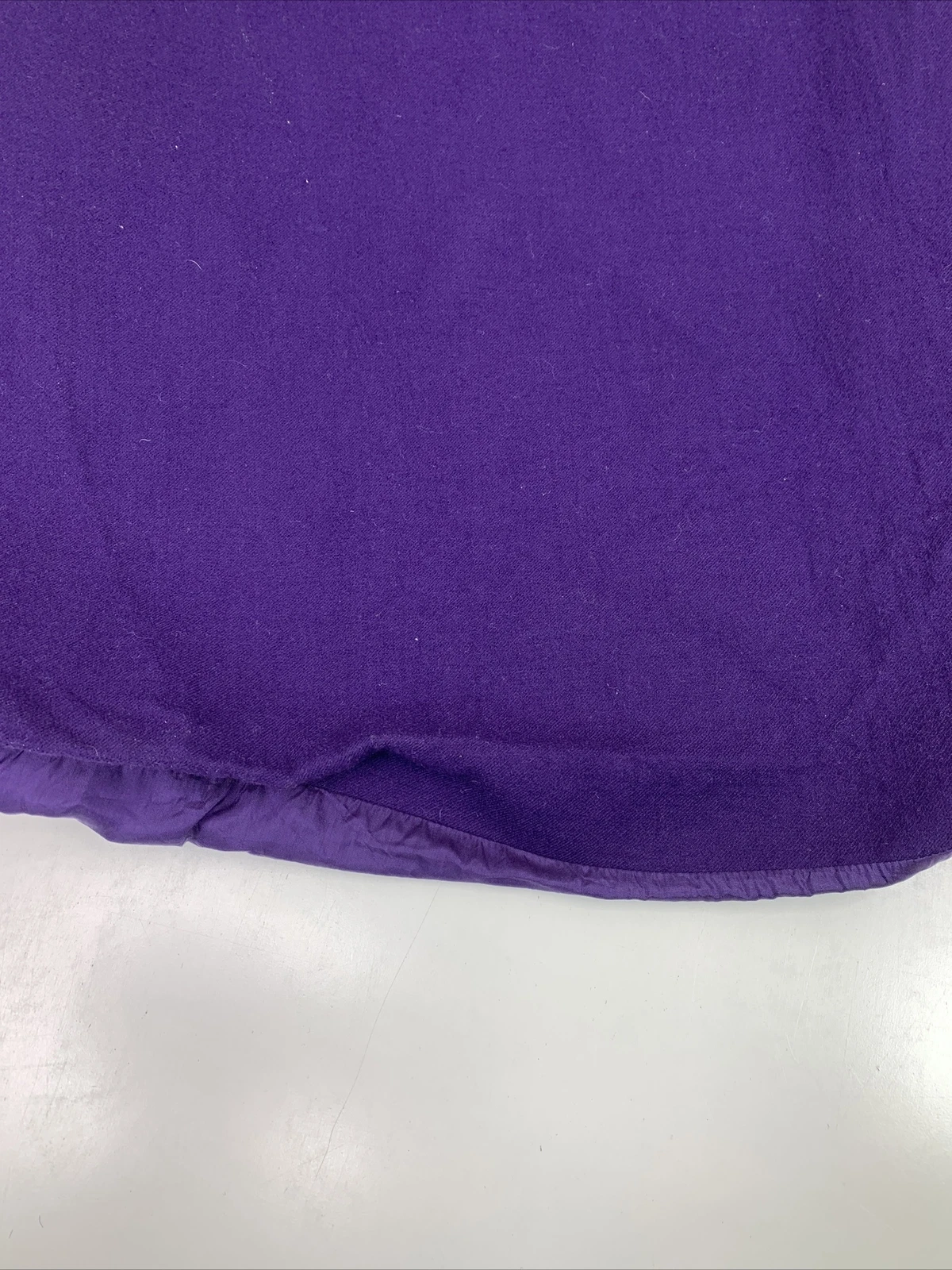 Moschino donna abito tubino viola tinta unita tasche aderente cappuccio manica carriera 10