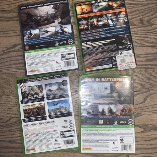 Lot X4 Battlefield 2 3 4 Xbox 360 Video Game Premium Edition Bad Compan Ultimate - Picture 3 of 3