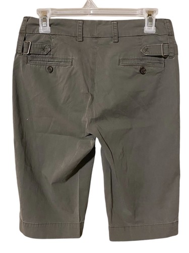 Pantalone donna Vince Capri 4 chino verde dritto piatto davanti elasticizzato comodo - Foto 15 di 16