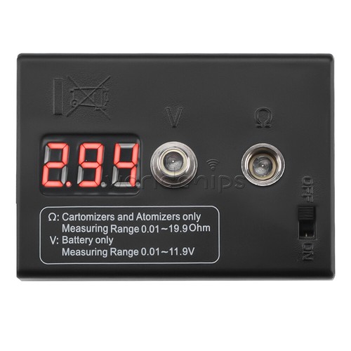 LED Digital Ohm Resistance Meter High Precision Coil Resistance Tester New - Picture 8 of 17