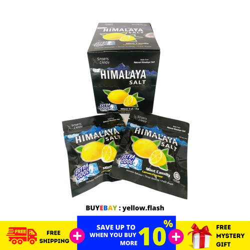 1/2/4/10 Box Himalaya Salt Sport Candy Mint Lemon Flavor Genuine (15g x 12 pack) - Picture 1 of 6