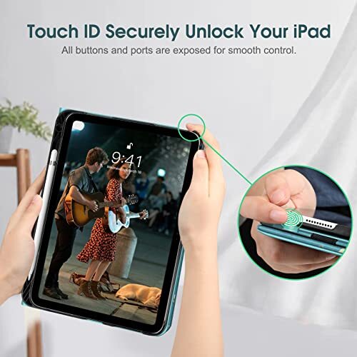 Case for iPad 10th Generation 10.9 Inch (2022 Model), Multi-Angle blossom - Picture 7 of 7