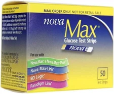 Nova Max Test Strips 100 Count