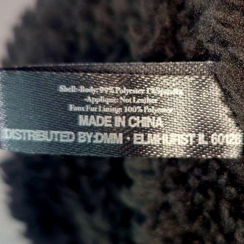 Brits Knits Faux Fur Hat Cap Black Beyond Soft Beanie Chunky Lined 1 Size NWT - Picture 6 of 10