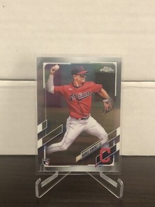 2021 Topps Chrome Update Andres Gimenez RC Cleveland Indians #USC33