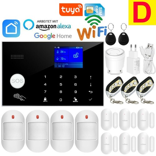 Sistema de Alarma para Casa Security Alarm System Wireless WIFI GSM Alexa Google - Picture 28 of 37