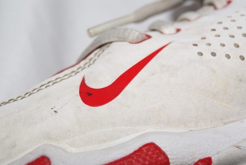 nike vapor fast flex baseball cleats youth 2.5 red & white - Picture 5 of 13