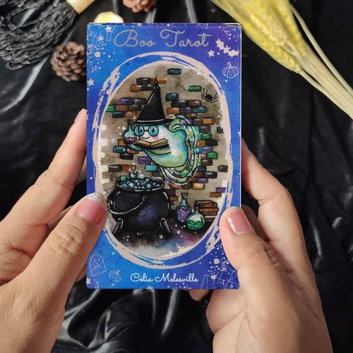 Tarot Decks | 78 Cards English Edition Divination Tarot Boo Table Board Game - Foto 8 di 12