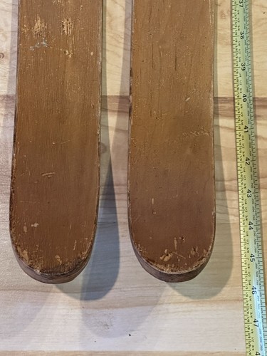 Vintage Wasserski Kinder Holz mit Lederbindung "Jetski" Mfg Grand Rapids MI - Bild 15 von 21