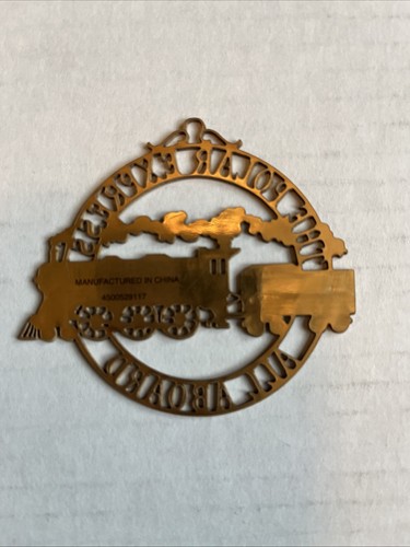 Der Polarexpress All Aboard Train Messing Ornament - Bild 4 von 5
