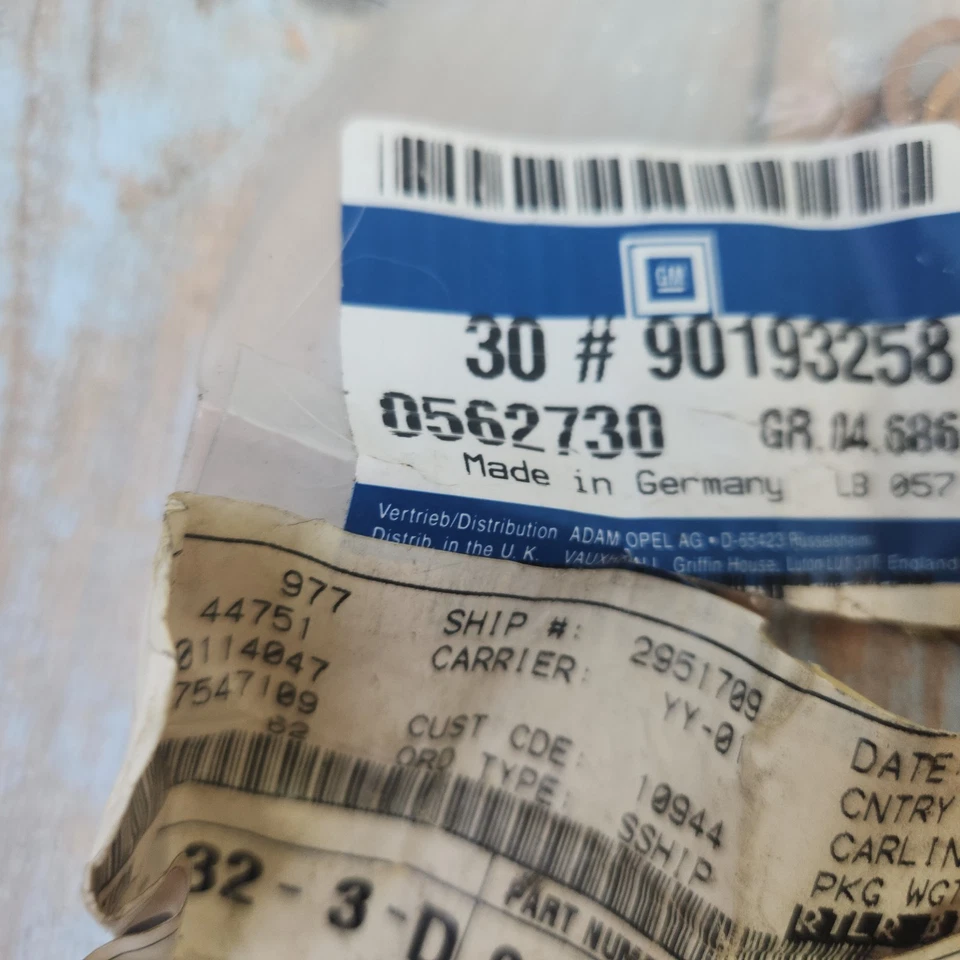 8x GM 90193258 para lavadoras multiusos Chevrolet HHR 2007-2011 OEM 94525077 Foto 4 de 4