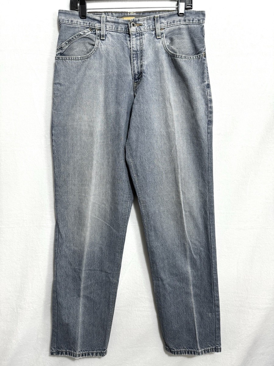 【Levi's silver tab】straight+relaxed  W34 Levi's Silver Tab Jeans Baggy Straight Relaxed Fit Men's 32