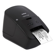 QL-600 Desktop Monochrome Label Printer, up to 2.4" Label Width, No ink requi...