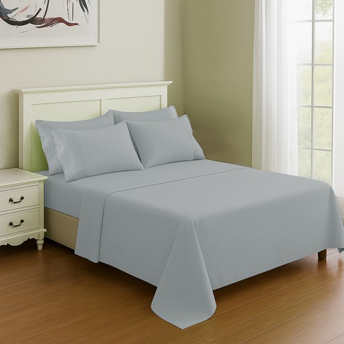 6 Pcs Bed Sheet Set Soft Deep Pocket Microfiber Hotel Quality Bedding Sheets - Picture 16 of 168