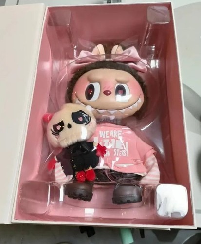 POP MART Monsters Labubu Valentinstag Catch Me If You Like Me Plüsch Rosa Ver.