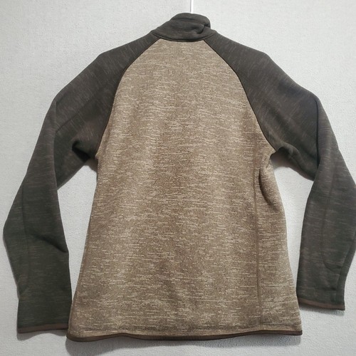 Patagonia Better Sweater Mens Medium Tan Two Tone Brown Fleece Pullover Jacket - Picture 9 of 10