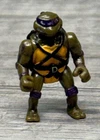 Vintage TMNT Micro Mutants Donatello Mini Figure 1994 Playmates Pocket Toy Loose