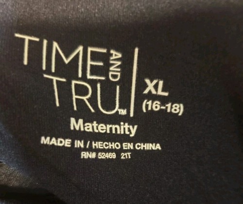 Jeans premaman Time And Tru XL (16-18) skinny blu denim comodo elasticizzato - Foto 8 di 8