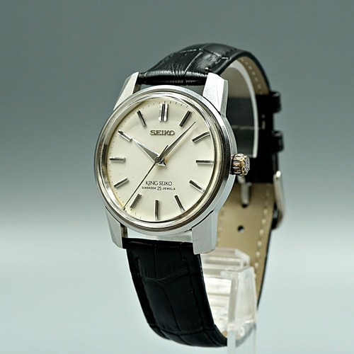 *N MINT* Orologio da uomo vintage 1966 SEIKO King 44-9990 carica manuale... - Foto 9 di 15