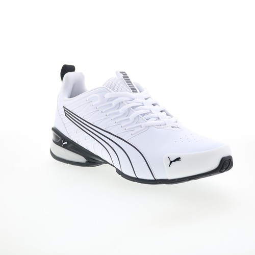 Puma Voltaic Evo Leather 31197601 Mens White Athletic Running Shoes