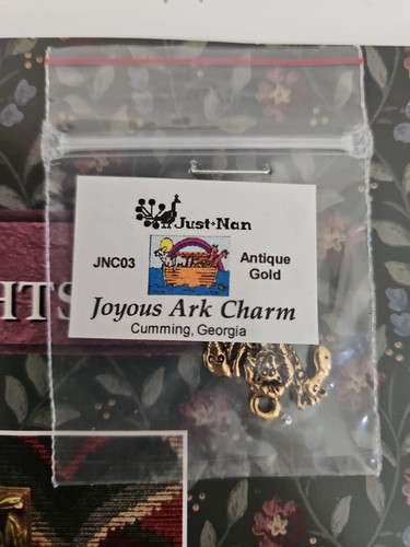 Just Nan JOYOUS ARK Counted Cross Stitch Pattern JN053 & Ark Charm Embellishment - Picture 2 of 4