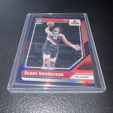 2024-25 Donruss Optic Scoot Henderson #153 Purple Shock Prizm 