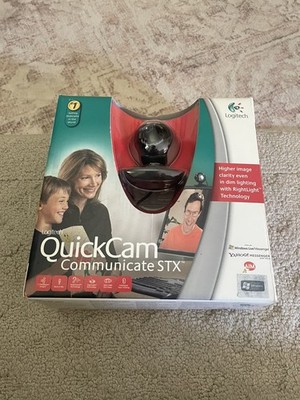 Logitech QuickCam Communicate STX Plus With Bonus Headset Open Box Never Used