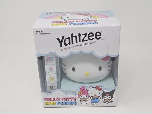 New Hello KITTY AND FRIENDS  Sanrio Yahtzee Hasbro Dice Game