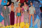 Vintage Mattel Ken LOT WITH CLOTHES SHOES Malibu Rio Some TLC