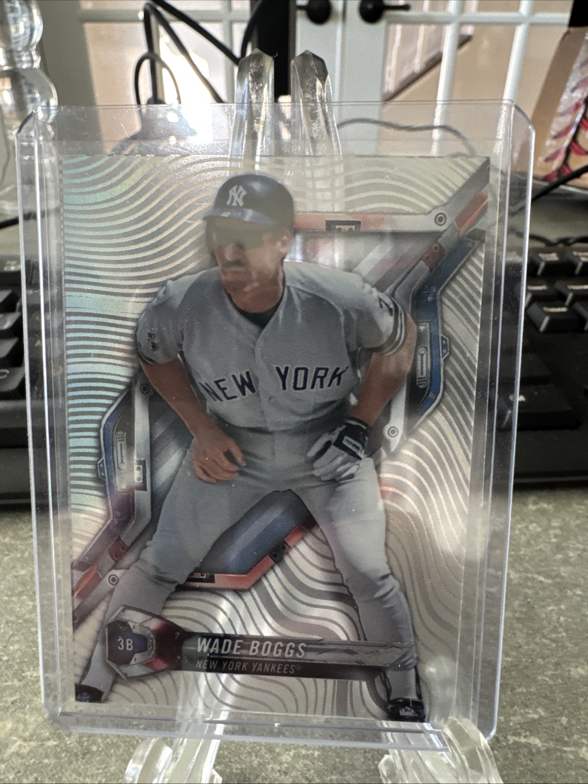 2018 Topps High Tek Pattern 1 Wade Boggs New York Yankees