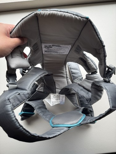 Infantino Swift Classic Baby Carrier Gray/Teal 2 Way Adjustable Carrier 7-26 Lbs - Picture 3 of 3