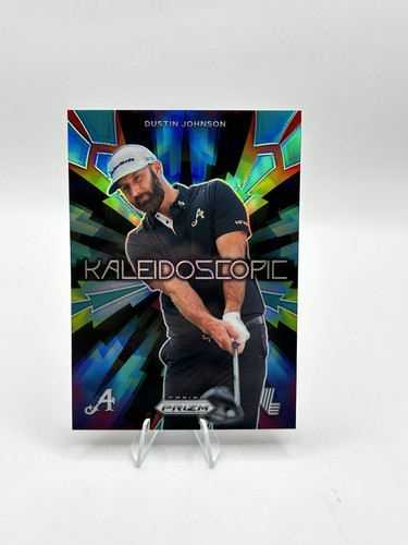 2024 Panini Prizm LIV Dustin Johnson Kaleidoscopic Teal Prizms /199 #1