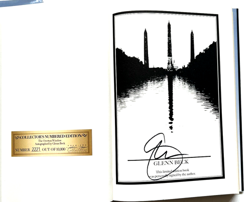 GLENN BECK THE OVERTON WINDOW Signed Collector's Edition NEW 2221 out of 10,000 - Picture 6 of 7