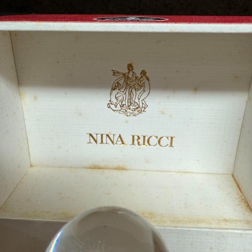 Vintage Farouche Nina Ricci Parfum Lalique Flasche Herz Original 3,3 x 2,9" JPN - Bild 5 von 7
