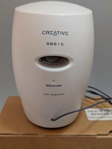 Vintage Creative Labs SoundBlaster SBS 15 10-watowy wzmacniacz głośniki. Nowy w pudełku - Zdjęcie 4 z 8