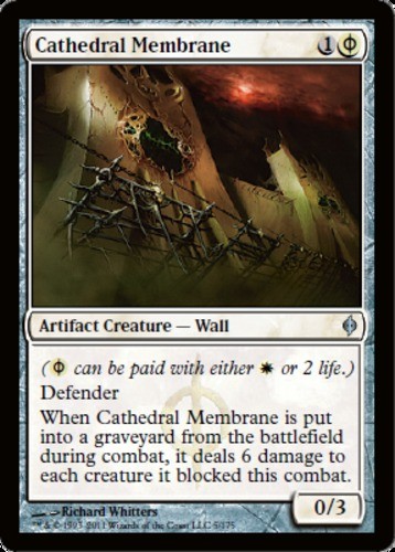 Cathedral Membrane - New Phyrexia #5/175 MTG Magic The Gathering - Picture 1 of 1