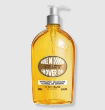 L'Occitane Almond Cleansing and Softening Shower Oil - 16.9 fl oz.NEW.