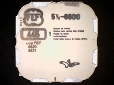 NOS Fleriur #445 Setting Lever Spring / Set Bridge - Cal 6600