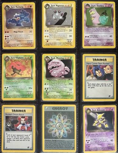 Pokemon Team Rocket Complete Set 83/82 100% Master WOTC Vintage 2000 w Raichu - Picture 2 of 10
