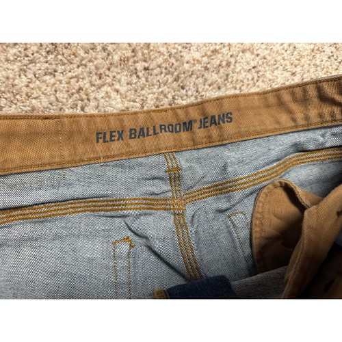 Duluth Flex Ballroom Herren Blue Jeans/Hose; 35 X30; Denim Relaxed Fit, Straight - Bild 9 von 11
