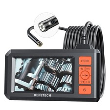 DEPSTECH Dual Lens Industrial Endoscope, 1080P Digital Borescope Inspection C...