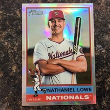 2025 Topps Heritage - SP Nate Lowe #485 Chrome