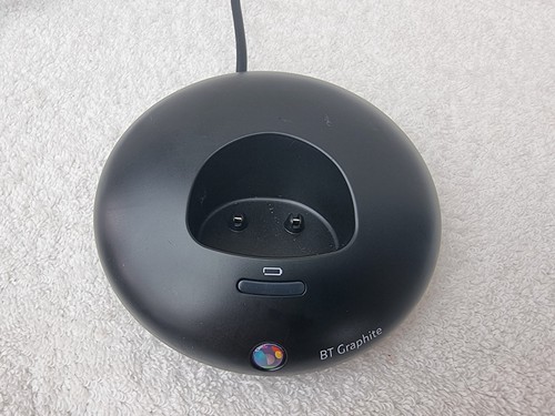 BT Graphite 1100 Twin base di ricarica aggiuntiva originale e alimentatore. Funzionante. - Foto 1 di 6